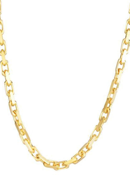 14k Yellow Gold French Cable Link Chain 4.8 mm - Ellie Belle