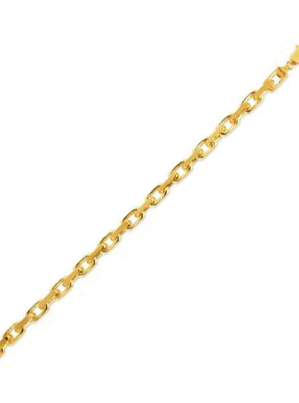 14k Yellow Gold French Cable Link Chain 6.1 mm - Ellie Belle