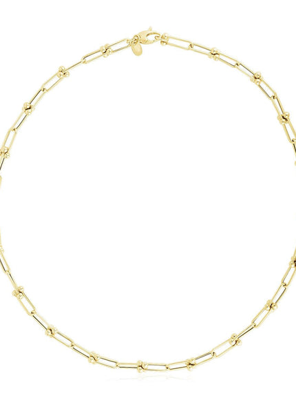 14k Yellow Gold High Polish Jax Link Chain (5.9mm) - Ellie Belle