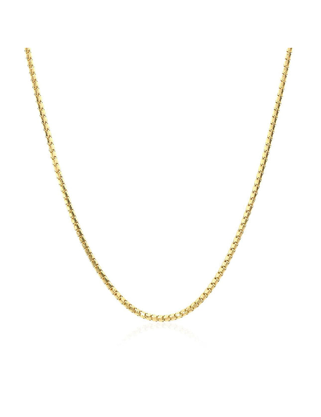 14k Yellow Gold Ice Chain 1.3mm - Ellie Belle