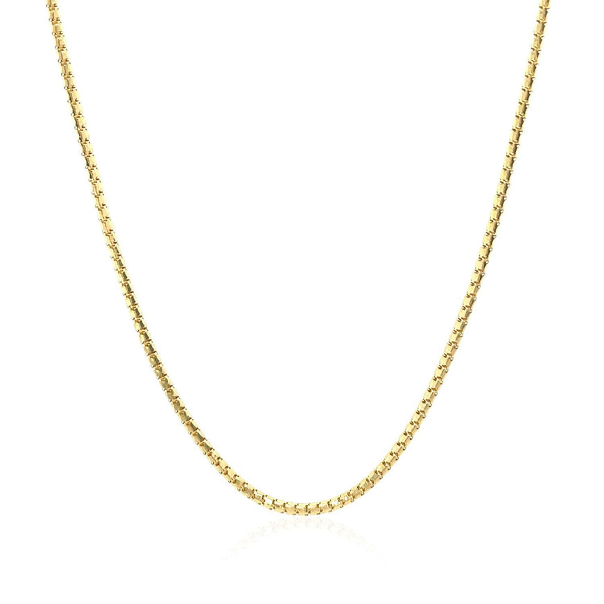 14k Yellow Gold Ice Chain 1.3mm - Ellie Belle