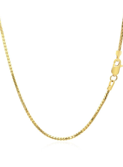 14k Yellow Gold Ice Chain 1.3mm - Ellie Belle