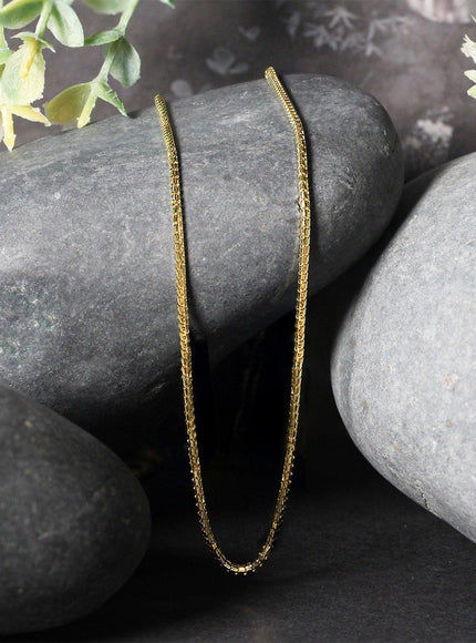 14k Yellow Gold Ice Chain 1.3mm - Ellie Belle