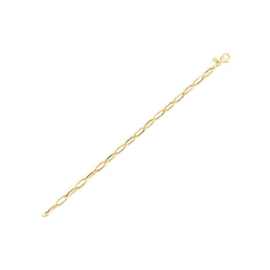 14k Yellow Gold La Goccia Link Bracelet - Ellie Belle