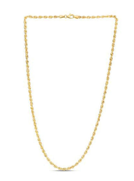 14k Yellow Gold Light Rope Chain 1.5mm - Ellie Belle