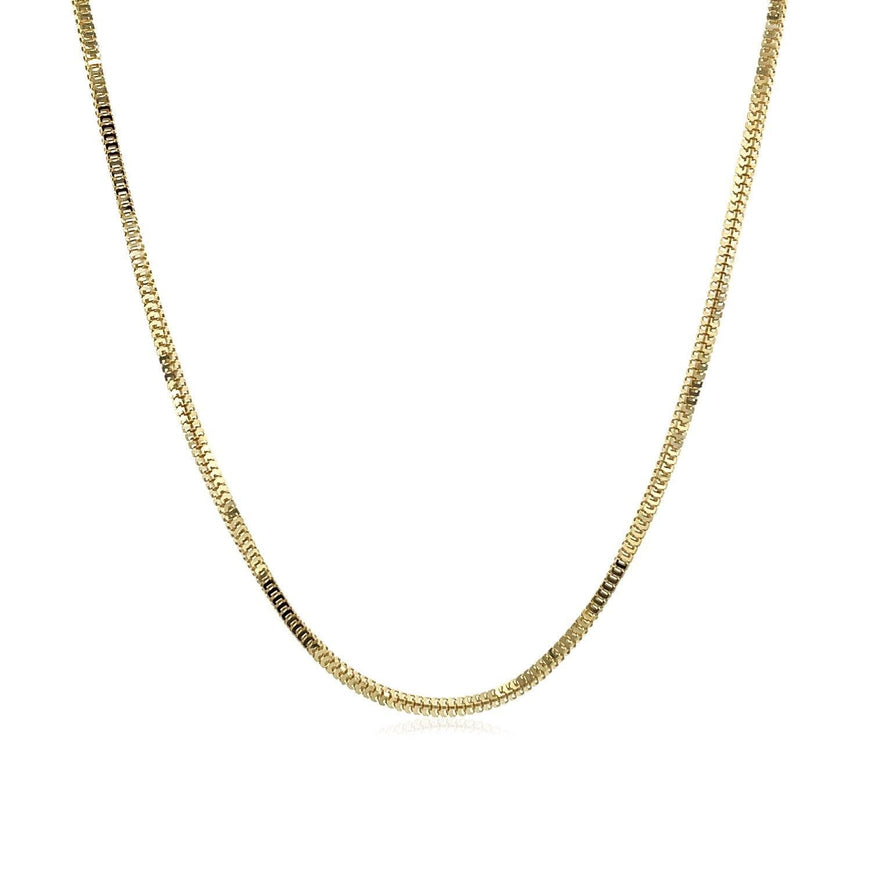 14k Yellow Gold Milano Chain 1.1mm - Ellie Belle