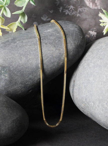 14k Yellow Gold Milano Chain 1.1mm - Ellie Belle