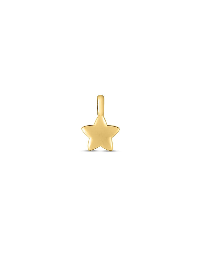 14k Yellow Gold Mini Star Charm - Ellie Belle