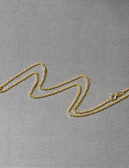 14k Yellow Gold Rolo Chain 1.9mm - Ellie Belle