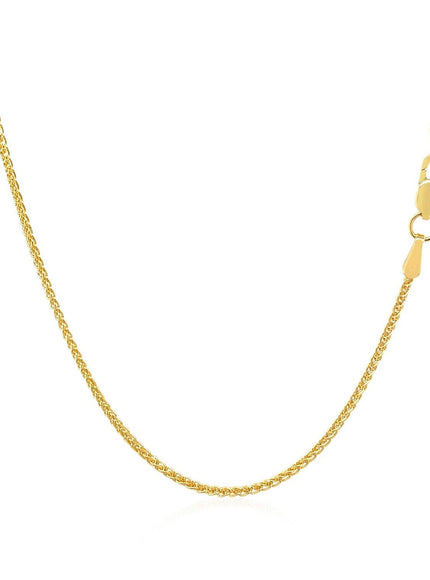 14k Yellow Gold Round Chain 1.2mm - Ellie Belle