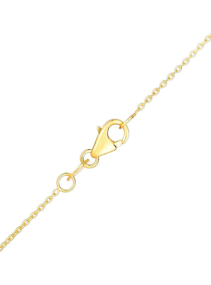 14k Yellow Gold with Round Roman Coin Pendant - Ellie Belle