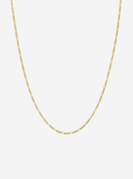 Zoe Lev 14K Gold Baby Figaro Chain Necklace