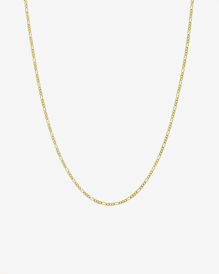 Zoe Lev 14K Gold Baby Figaro Chain Necklace