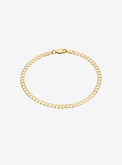 Zoe Lev 14K Gold Cuban Link Anklet