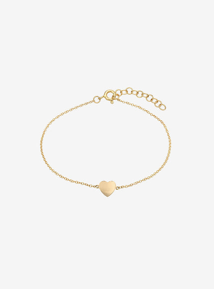 Zoe Lev 14K Gold Heart Bracelet