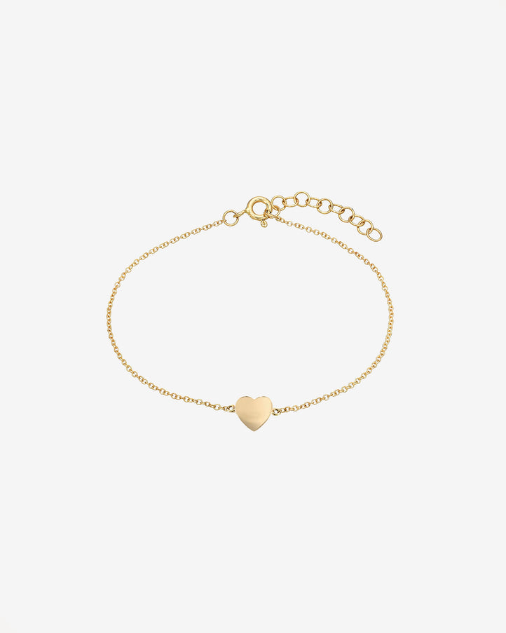 Zoe Lev 14K Gold Heart Bracelet