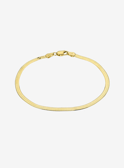 Zoe Lev 14K Gold Herringbone Bracelet
