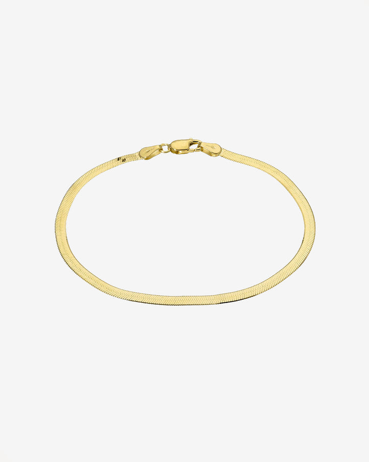 Zoe Lev 14K Gold Herringbone Bracelet