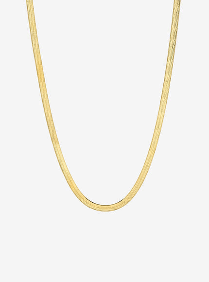 Zoe Lev 14K Gold Herringbone Necklace