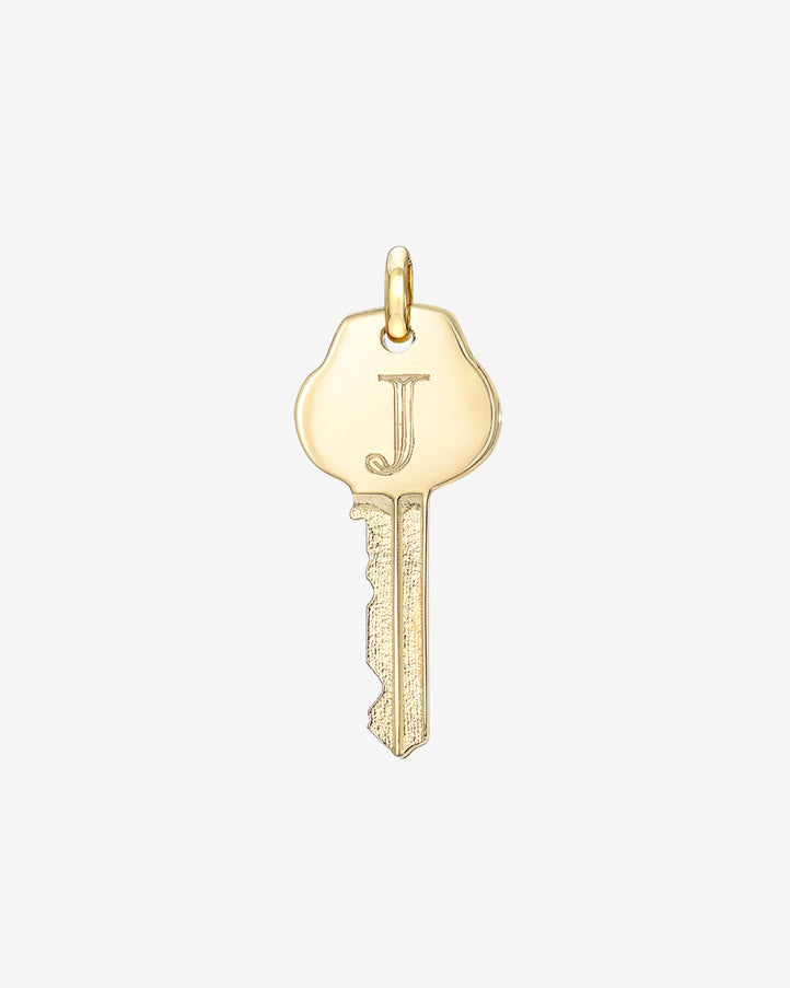 Zoe Lev 14K Gold Key Pendant