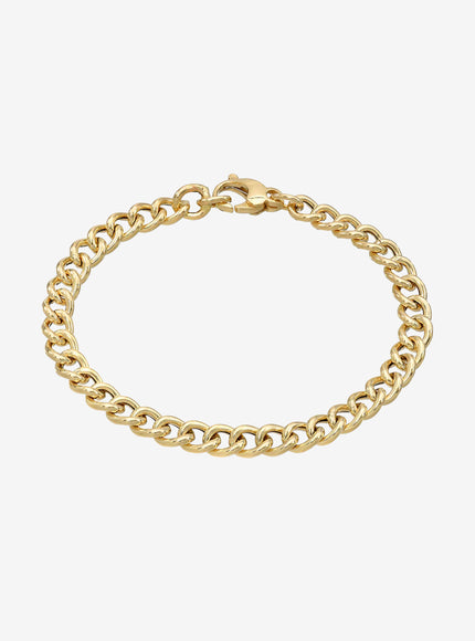 Zoe Lev 14K Gold Large Curb Link Chain Bracelet