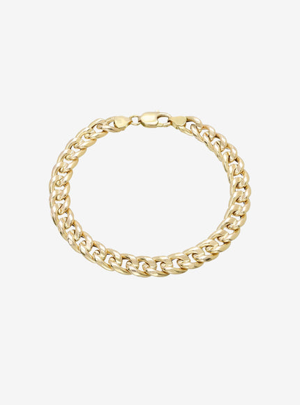 Zoe Lev 14K Gold Large Miami Cuban Link Anklet