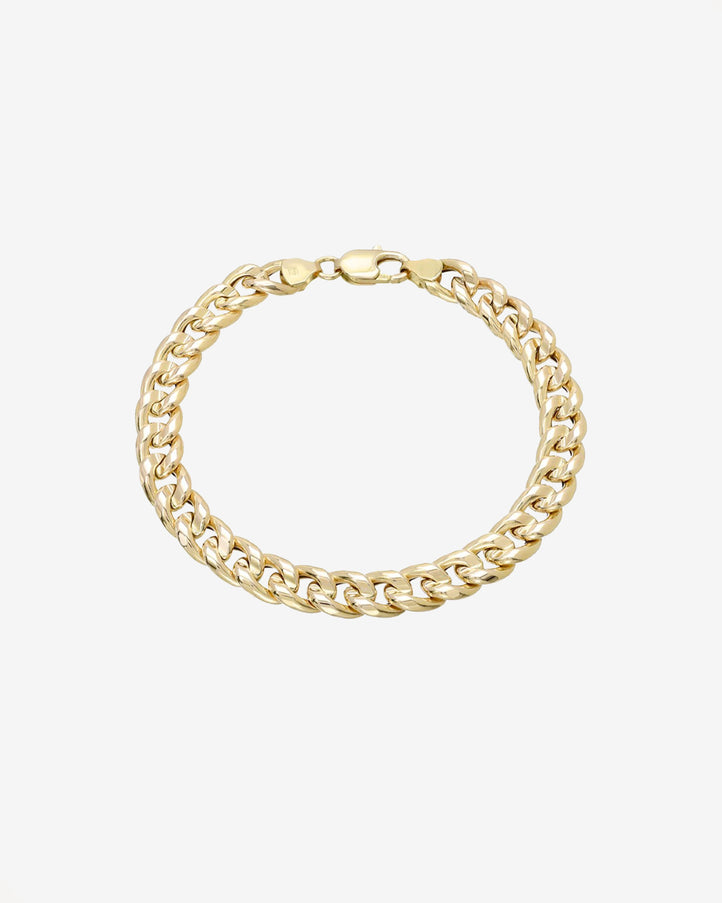 Zoe Lev 14K Gold Large Miami Cuban Link Anklet
