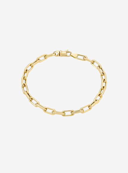 Zoe Lev 14K Gold Large Open Link Chain Anklet