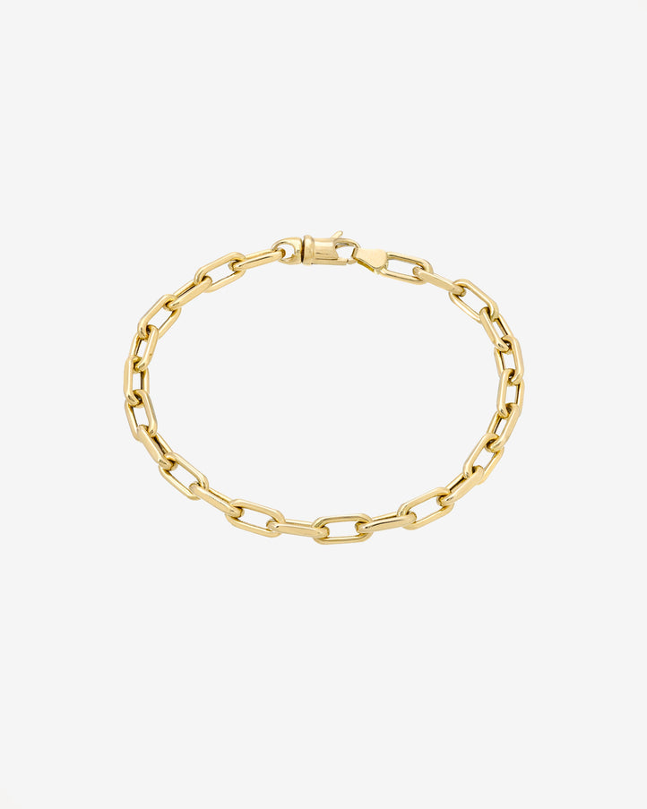 Zoe Lev 14K Gold Large Open Link Chain Anklet