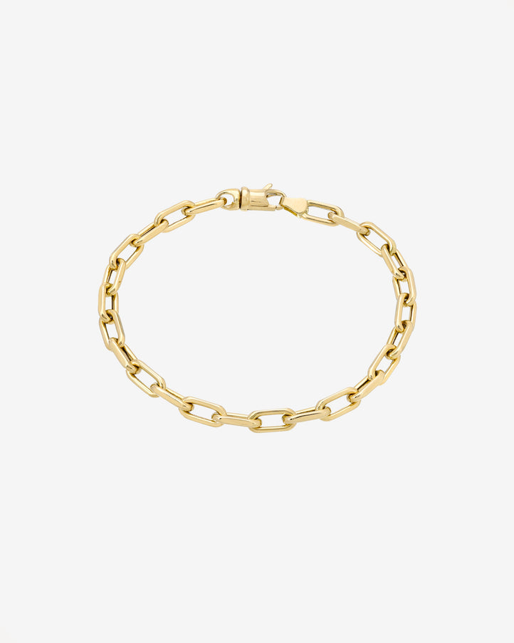 Zoe Lev 14K Gold Large Open Link Chain Bracelet