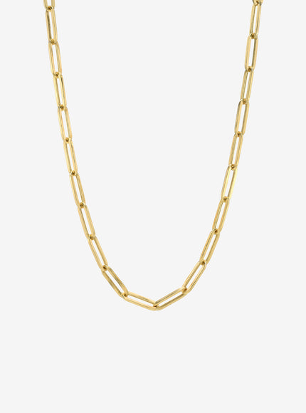Zoe Lev 14K Gold Large Paper Clip Chain Necklace