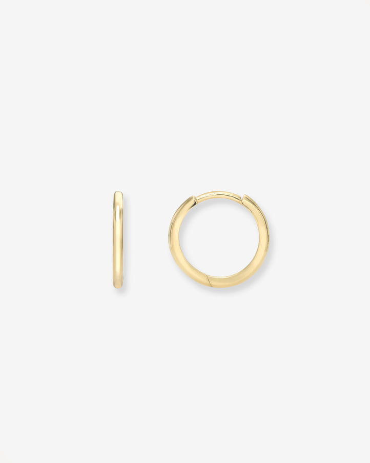 Zoe Lev 14K Gold Medium Huggie Earrings