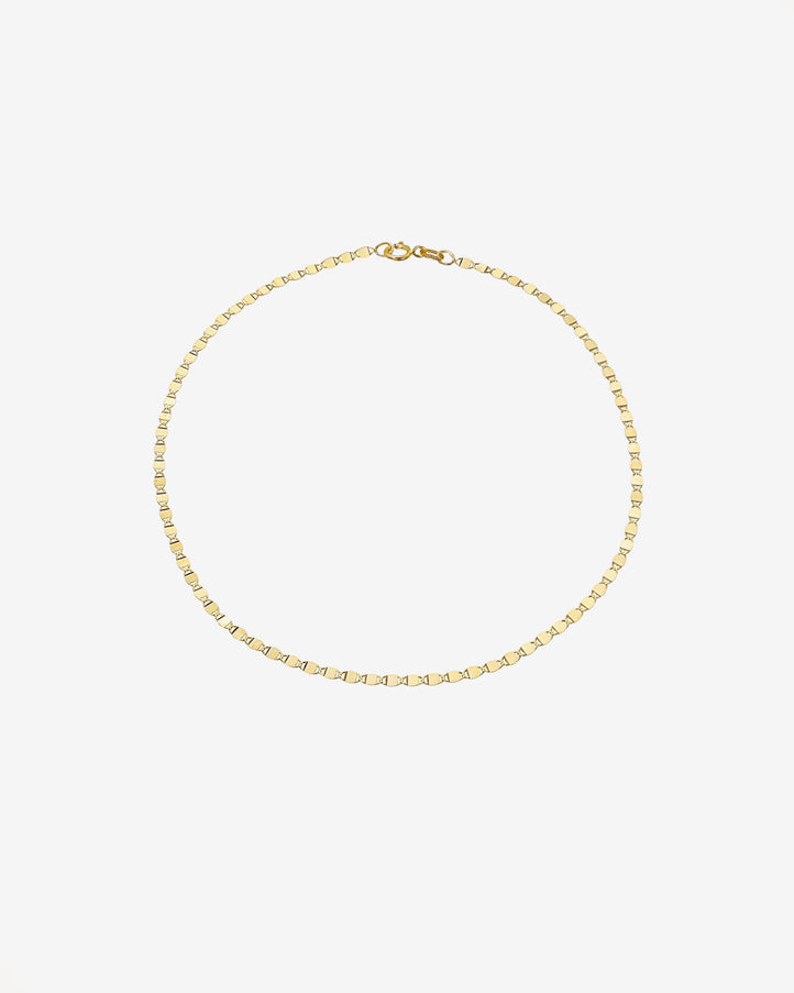 Zoe Lev 14K Gold Mirror Chain Anklet