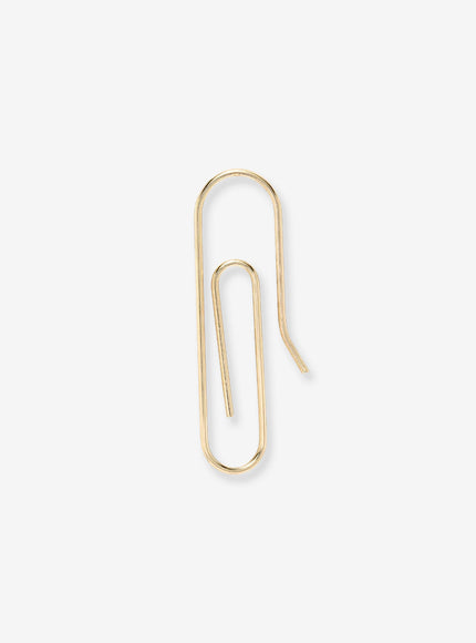 Zoe Lev 14K Gold Paper Clip Earring