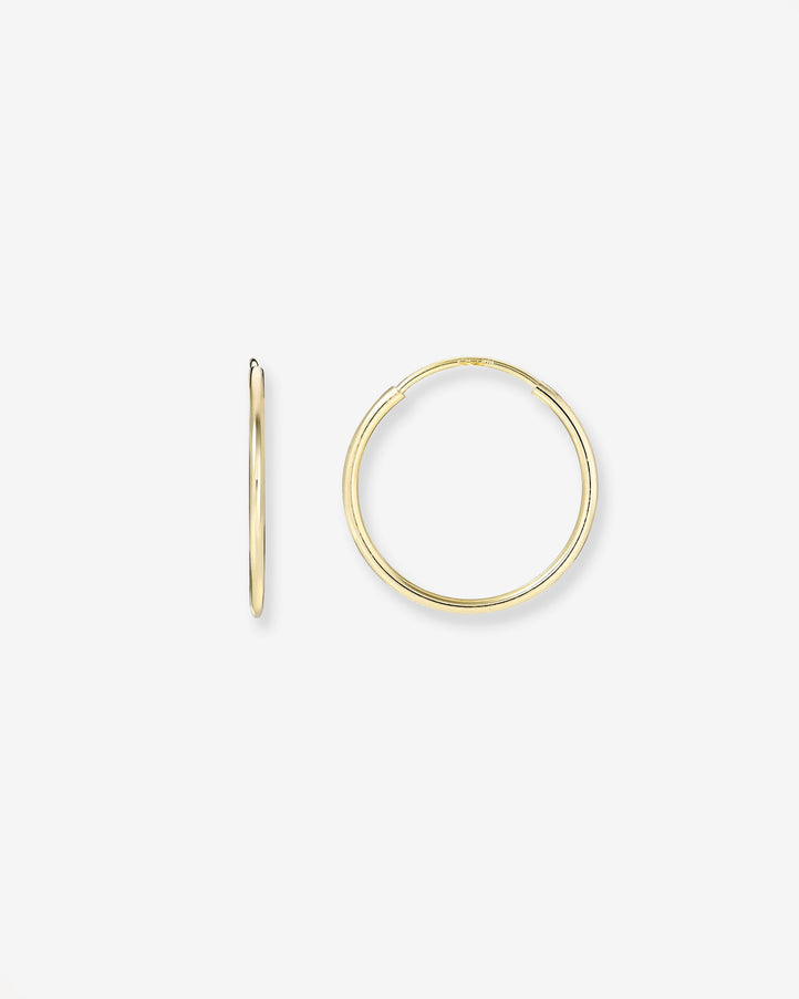 Zoe Lev 14K Gold Small Thread Hoop Earrings