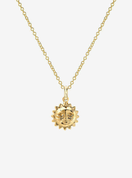 Zoe Lev 14K Gold Sun Necklace