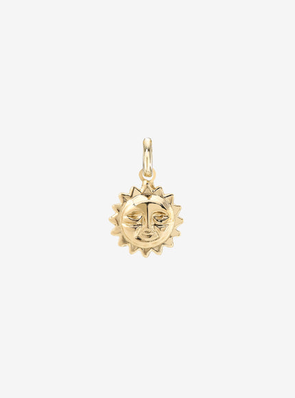 Zoe Lev 14K Gold Sun Pendant