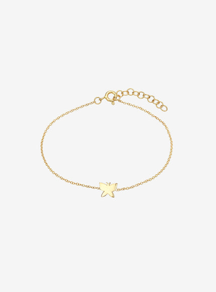 Zoe Lev 14K Gold Tiny Butterfly Bracelet
