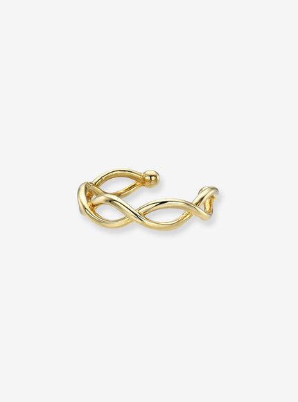 Zoe Lev 14K Gold Twist Ear Cuff