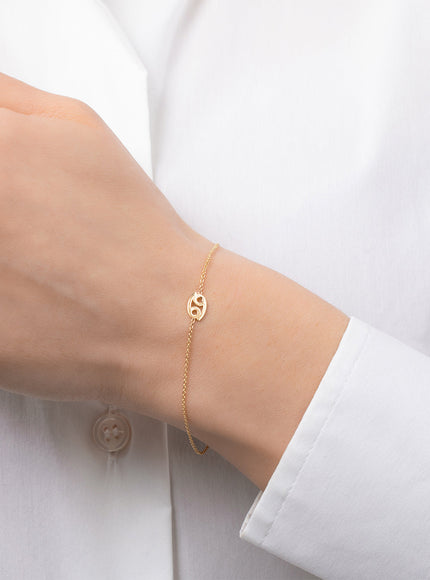 Zoe Lev 14K Gold Zodiac Bracelet
