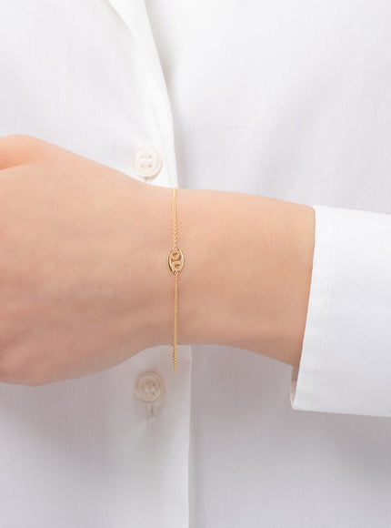 Zoe Lev 14K Gold Zodiac Bracelet