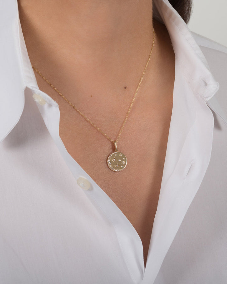 Zoe Lev Diamond Celestial Pendant