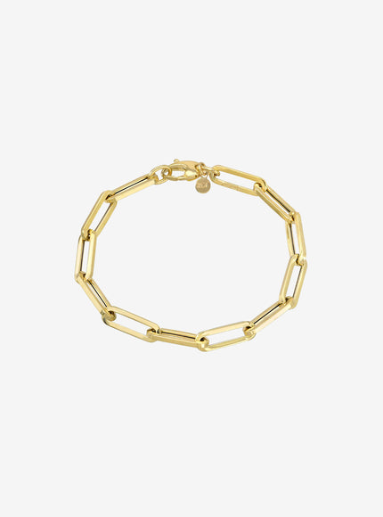 Zoe Lev 14K Gold Extra Large Paper Clip Chain Bracelet