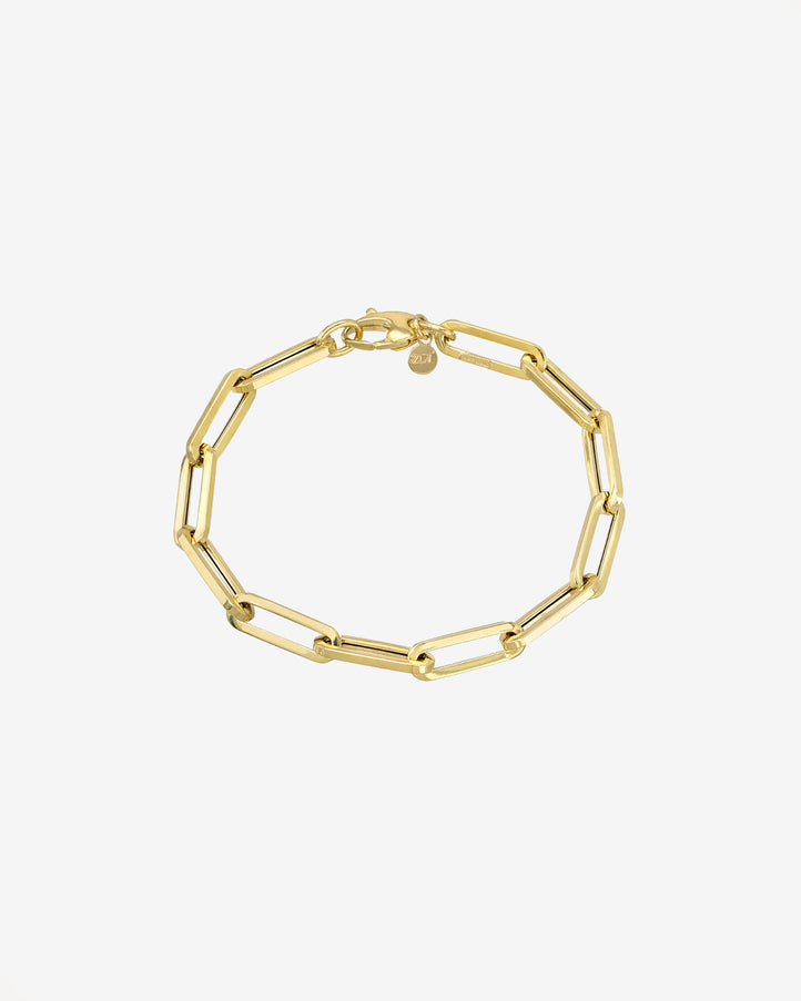 Zoe Lev 14K Gold Extra Large Paper Clip Chain Bracelet