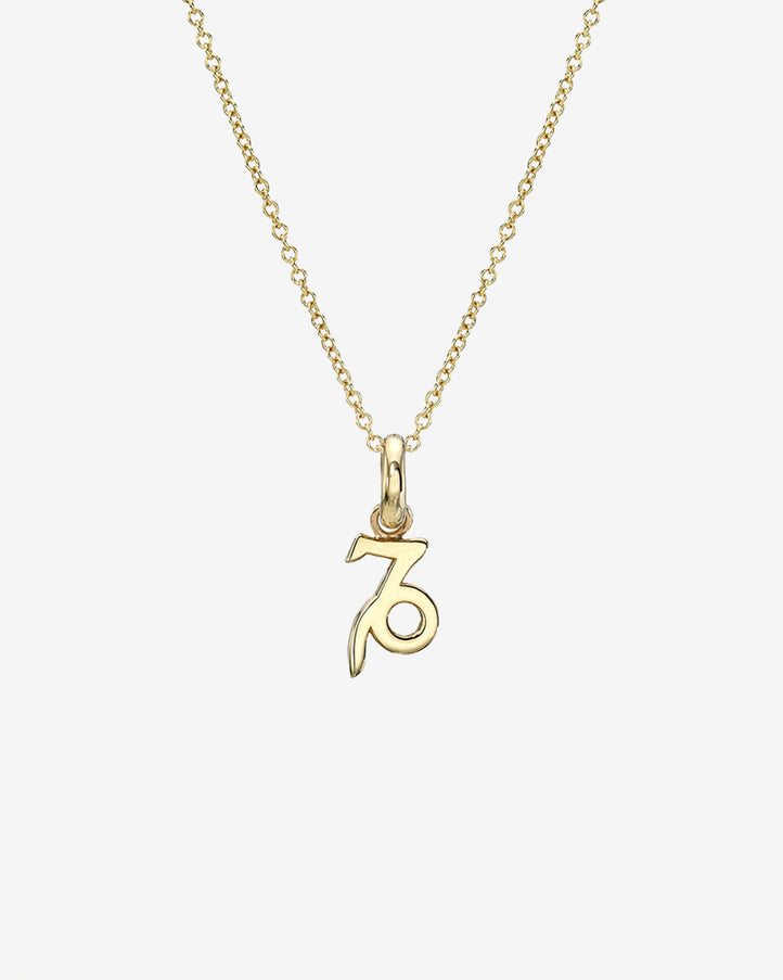 Zoe Lev Kids 14K Gold Zodiac Necklace