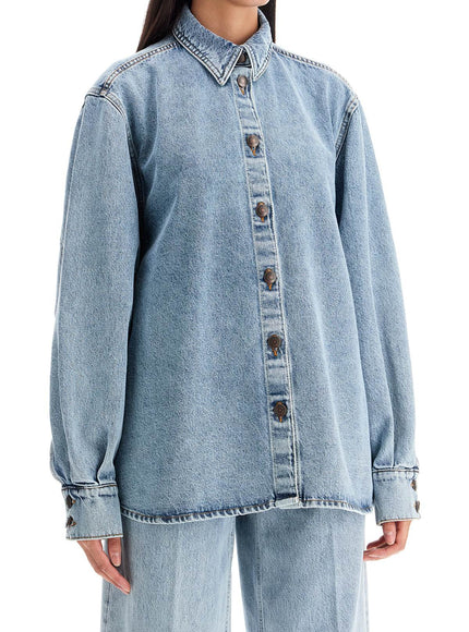 Magda Butrym denim oversized shirt for women