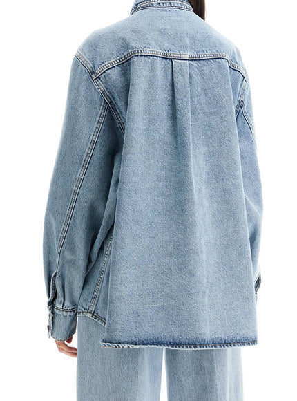 Magda Butrym denim oversized shirt for women