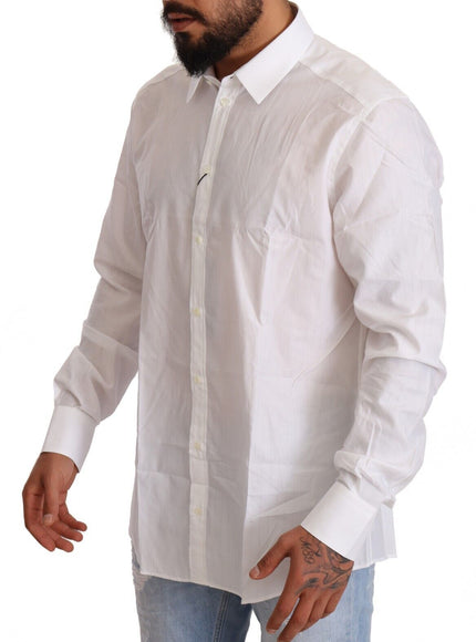 a man with a beard wearing a white shirt