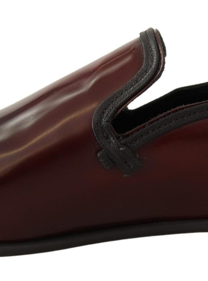 Dolce & Gabbana Bordeaux Loafers opposite side view