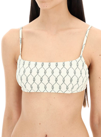 Tory Burch printed bikini top for